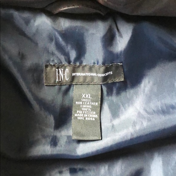 Men’s leather jacket - Picture 2 of 4